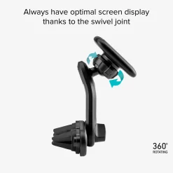 Alaska - Supporto auto magnetico per telefono con fissaggio a doppia clip