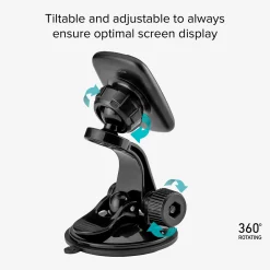 Arizona - Supporto auto magnetico per telefono con fissaggio a ventosa