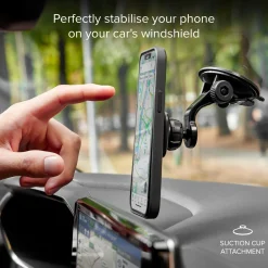 Arizona - Supporto auto magnetico per telefono con fissaggio a ventosa