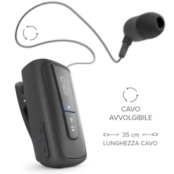 Auricolare Wireless con roller clip