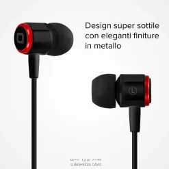 Auricolari filo stereo in-ear Studio Mix 40, jack 3,5 mm con microfono