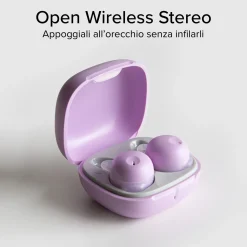 Auricolari OWS con archetti e custodia di ricarica