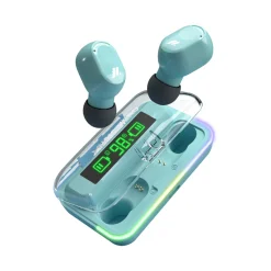 Auricolari TWS con custodia di ricarica e schermo LCD