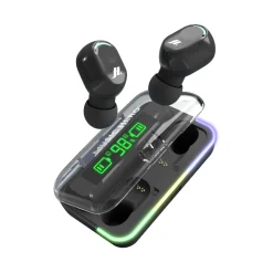 Auricolari TWS con custodia di ricarica e schermo LCD