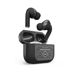 Auricolari TWS con display multifunzione e tecnologia Active Noise Cancelling