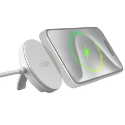 Basetta di ricarica wireless Qi2 compatibile MagSafe 15W con funzione stand