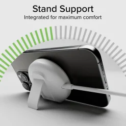 Basetta di ricarica wireless Qi2 compatibile MagSafe 15W con funzione stand