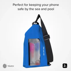Borsa impermeabile touch screen per smartphone con tracolla