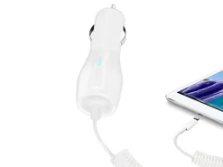 Caricabatteria da Auto per iPad e iPhone con connettore Lightning 2.1A
