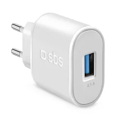 Caricabatterie caricatore 10W - carica rapida porta USB 2.1A Intelligent Charge