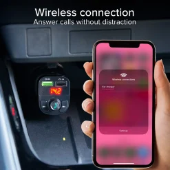 Caricabatterie da auto 15 Watt con connessione wireless