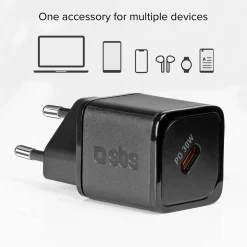 Caricatore caricabatterie ultrarapido GaN da 30 Watt Power Delivery