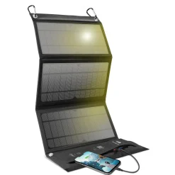 Caricatore caricabatterie portatile solare da 21 Watt