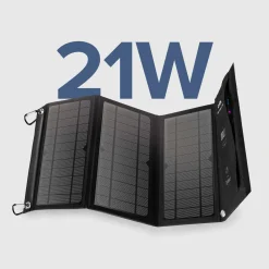 Caricatore caricabatterie portatile solare da 21 Watt