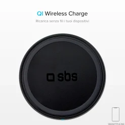 Caricatore Qi Wireless con base di ricarica rapida 10 Watt