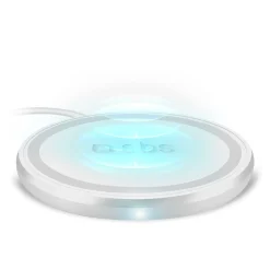 Caricatore Qi Wireless con base di ricarica ultra rapida 15 Watt
