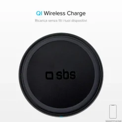 Caricatore Qi Wireless con base di ricarica ultra rapida 15 Watt