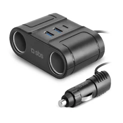 Caricatore sdoppiatore auto - Ricarica rapida 100 Watt