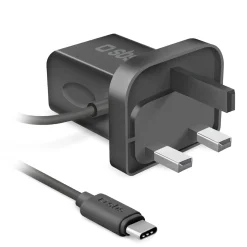 Caricatore UK ricarica ultra rapida con cavo USB-C integrato