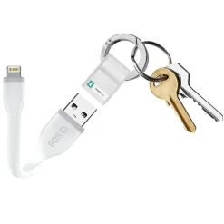 Cavo alimentazione e dati USB - Lightning con portachiavi