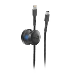 Cavo dati e ricarica con supporto magnetico - Connettori Lightning MFi a USB-C