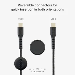 Cavo dati e ricarica con supporto magnetico - Connettori USB-C