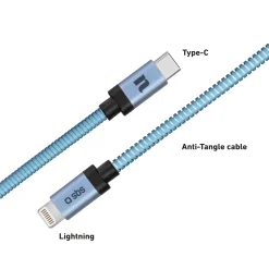 Cavo dati e ricarica Lightning-Type-C Taormina