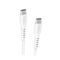 Cavo dati e ricarica 1,5m bianco - Connettori USB-C per Power Delivery 100W