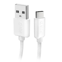 Cavo USB-A - USB-C in tessuto con fermacavo, 1.5 metri