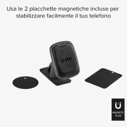 Colorado - Supporto auto magnetico per telefono con base adesiva