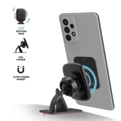 Colorado - Supporto auto magnetico per telefono con base adesiva