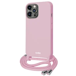 Cover colorata con laccio da collo per iPhone 13 Pro