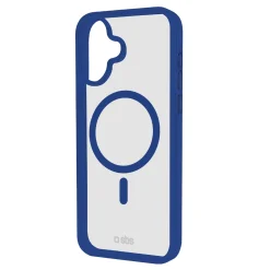 Cover per iPhone 16 con bordi colorati compatibile con ricarica MagSafe