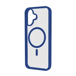 Cover per iPhone 16 Plus con bordi colorati compatibile con ricarica MagSafe