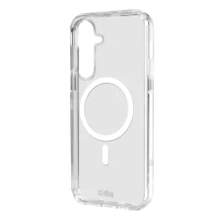 Cover rigida compatibile con ricarica wireless magnetica per Samsung S25