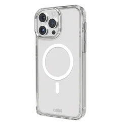 Cover trasparente rigida compatibile con ricarica MagSafe per iPhone 15 Pro Max