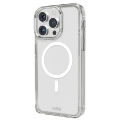 Cover trasparente rigida compatibile con ricarica MagSafe per iPhone 15 Pro