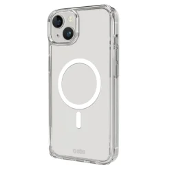 Cover trasparente rigida compatibile ricarica MagSafe, iPhone 15 Plus/14 Plus