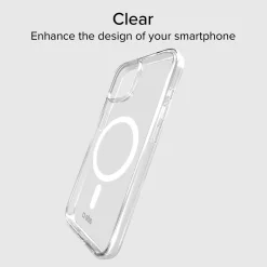 Cover trasparente rigida compatibile con ricarica MagSafe per iPhone 14/13