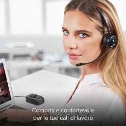 Cuffia mono Wireless Multipoint con microfono