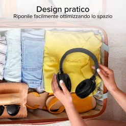 Cuffie a filo con padiglioni morbidi rotanti