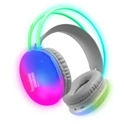 Cuffie wireless con luci LED integrate