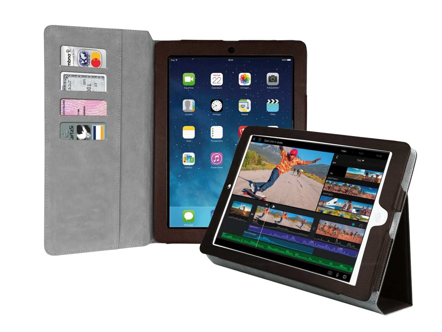 Custodia a libro Bookstyle per iPad Air, iPad Air 2, iPad 9.7 2017
