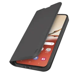 Custodia a libro con supporto stand e superficie soft touch per Oppo Reno 12F 5G