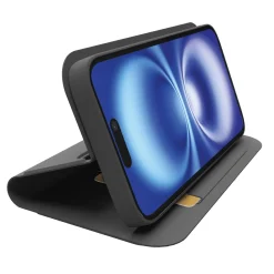 Custodia a libro con supporto stand e compatibilità MagSafe per iPhone 16e