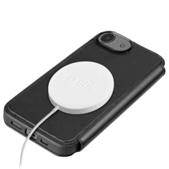 Custodia a libro con supporto stand e compatibilità MagSafe per iPhone 16e