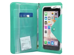 Custodia a libro universale trasparente splash resistant