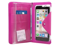 Custodia a libro universale trasparente splash resistant