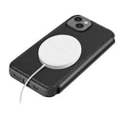 Custodia Book compatibile con MagSafe per iPhone 15 Plus/14 Plus