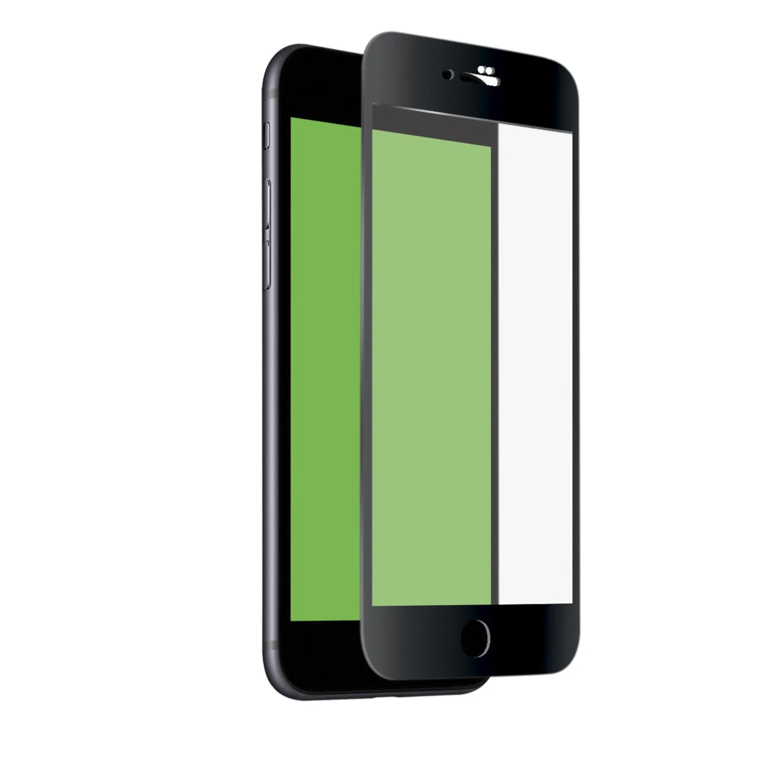 Glass screen protector 4D per iPhone SE 2020-2022/8/7/6s/6 con applicatore